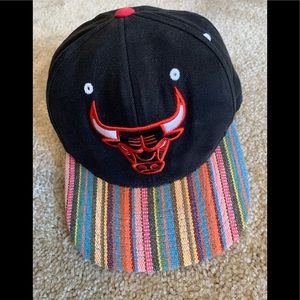Chicago Bulls nba colorful Mitchell & Ness SnapBack baseball cap hat